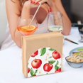thumbnail image 3 of Yayeee Napkin Holder for Table Set of 2 Kitchen Paper Tissue Organization, White Apple Pattern, 3 of 8