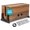 Solid Acacia, variant on Extra Large Cable Management Box, Wood Cord Hider Box & Organizer for Power Strip, TV Wires & Desk Cable Storage