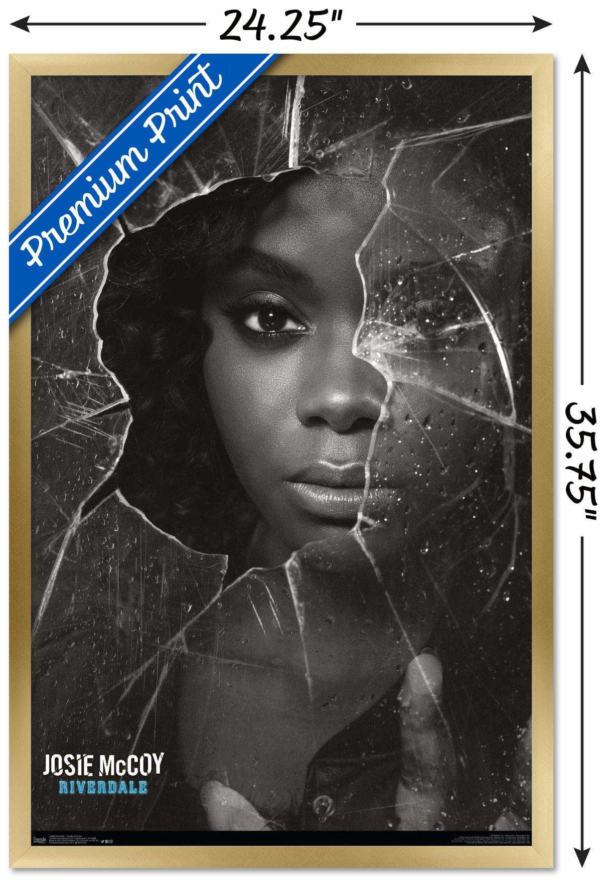 Riverdale - Shattered Josie Wall Poster, 22.375" x 34", Framed