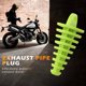 thumbnail image 3 of Silenciador Escape para Motocicleta Tapón Lavado Pequeño (fluorescente) Amarillo, 3 of 9