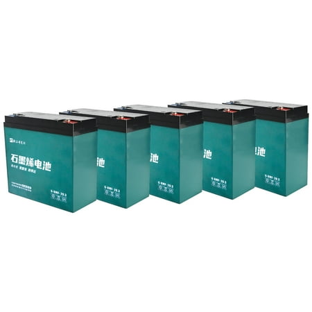 5 Pack 12V 20Ah Battery 6-DMF-20 Sealed Lead Acid Battery 6-DZM-20 for 60V 20Ah Mobility Scooter Electric Go Kart E Bike Motorcycle Golf Carts Electric Wheelchair ATV UTV Generator