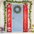 thumbnail image 7 of Valentine's Day Buffalo Plaid Porch Sign Love XOXO Hanging Banner Flag Red Black Party Supplies Home Farmhouse Indoor Outdoor Decoration, 7 of 7
