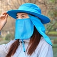 thumbnail image 2 of Sunscreen Fisherman Hat Anti-UV Breathable Leisure Sunhat for Fishing, 2 of 8