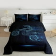 thumbnail image 2 of Homewish Dirt Bike Queen Comforter Set,Extreme Sport Bedding Sets,Blue Black Bedding Comforter Set Teens,Ultra Soft Home Decor Reversible,3-Piece, 2 of 8
