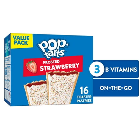 Pop-Tarts Toaster Pastries Breakfast Foods Frosted Strawberry 16 Ct 27 Oz Box