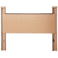 thumbnail image 3 of Bowery Hill Wood Dark Brown King Bed Rectangular 68" H x 86.5" W x 92" D, 3 of 9