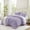 Purple, variant on Bed In A Bag, 3PCS King Comforter Set, Purple Cotton Bedding Set,Microfiber Bed Sheet Set, Household Supplies & Décor Bedding Bedding Sets