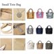 thumbnail image 3 of Canvas Tote Bag for Women,Small Tote Bag with Zipper Large Canvas Crossbody Bag Everything Tote Bag with Compartments, 3 of 3
