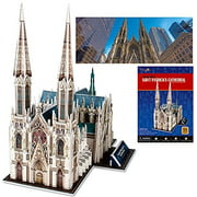 CB The Cathedral of Saint St Patrick 72 Piece 3-D Puzzle