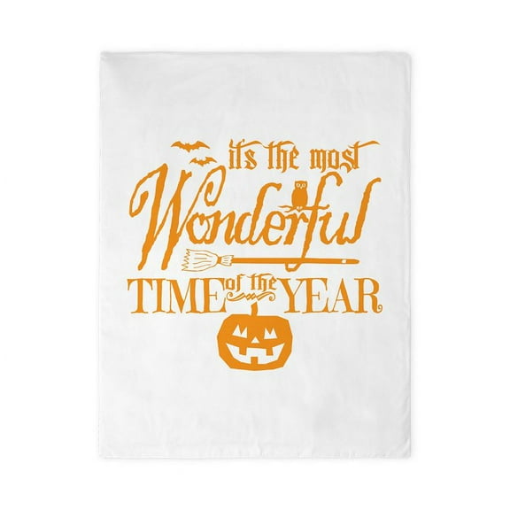 CafePress - Most Wonderful (Orange) - Twin Duvet Cover, Printed Comforter Cover