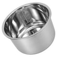 thumbnail image 4 of KAKOWELY Rice Cooker Liner Electric Cooker Inner Pot Stainless Steel Cooker Pot Rice Cooker Accessory,8.66X"X8.66"X5.2", 4 of 5