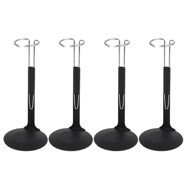 Figuras de acción de metal Stand C-Type 1: 6 12 pulgadas Ensamblaje de muñecas 3.94 "-5.51" Accs , 4 piezas Baoblaze Soporte de exhibición