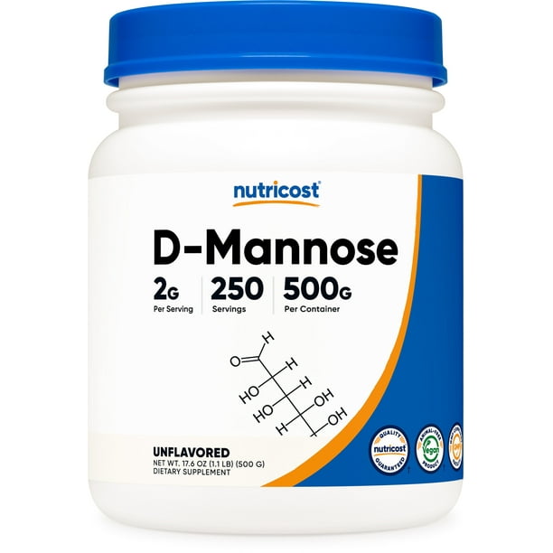 Nutricost DMannose Powder 500gms, 2g Serving NonGMO Supplement