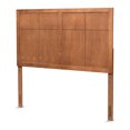 thumbnail image 3 of Monroe Modern Transitional and Rustic Ash Walnut Finished Wood Full Size Headboard, 3 of 4