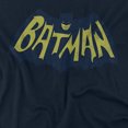 thumbnail image 2 of Batman Show Bat Logo Women's T Shirt, Navy, Small, 2 of 6