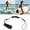 Black, variant on Surfboard Leash, Coiled Sup Leash Leg Rope, Straight Surf Board Leg Rope, Elastic Safety Outdoor SUP Strap Surfing Leash Rope Adjustable TPU Wrist Coil Leg Foot Rop (White)