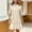 Beige-Athletic-Women, variant on Zedker Women Cable Knit Sweater Dress Crewneck Long Sleeve Pleated Mini Dress Twofer Style Patchwork Dress