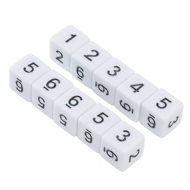 Accesorios Para Juegos De Dados, Cubo De Dados De Seis Lados De Plástico Para Juegos De Mesa ANGGREK Otros Deportes