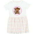 thumbnail image 3 of Inktastic Monkey Girl Girls Toddler Dress, 3 of 5