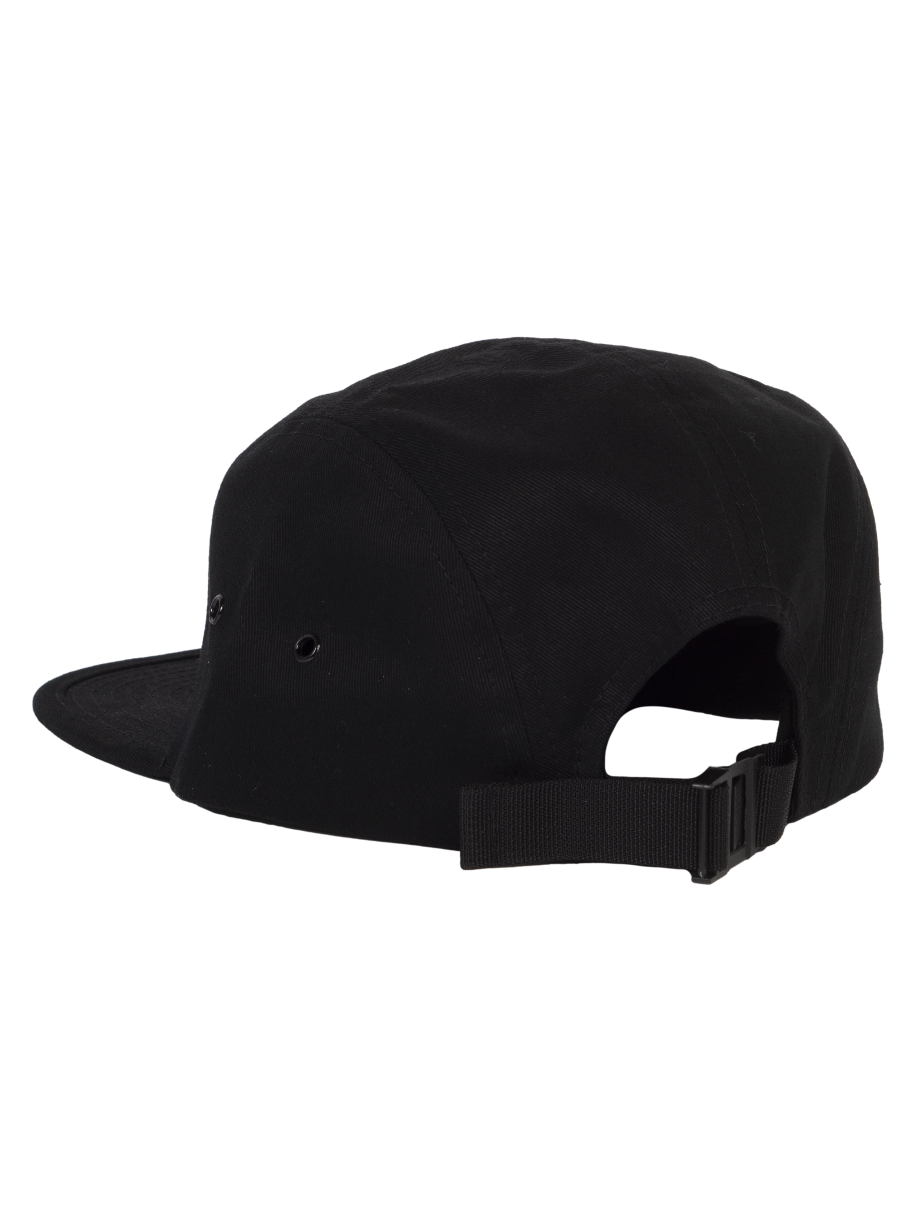 5 Baseball Panel Bill For Flat Top Black Classic Jockey Headwear Cap Men Hat