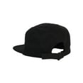 thumbnail image 3 of Top Headwear 5 Panel Hat For Men Classic Flat Bill  Baseball Cap Black, 3 of 4