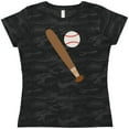 thumbnail image 3 of Inktastic Baseball Bat and Ball Women's T-Shirt, 3 of 5