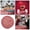 Red, variant on JHEHF Embroidered Love Heart Tablecloth Round Lace Table Cover Dining Table Mats Holiday Table Decor Valentine'S Day Wedding Anniversary Engagements