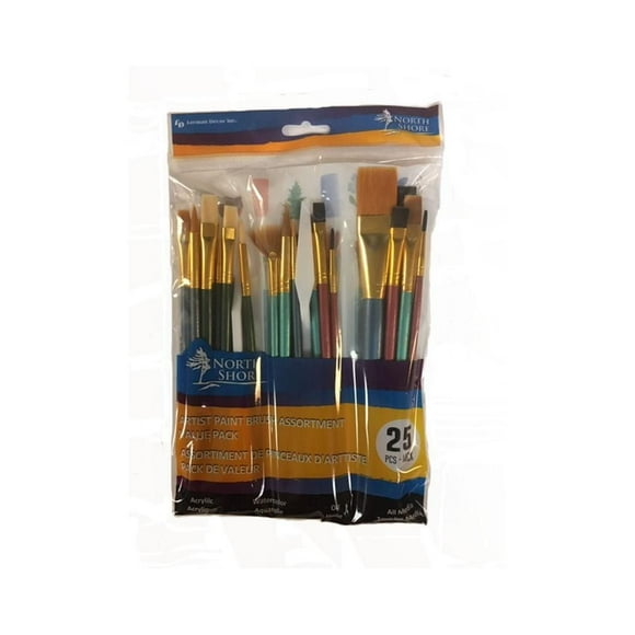 ASSORTIMENT DE PINCEAU DE 25 MCX ASSORTIMENT DE PINCEAU