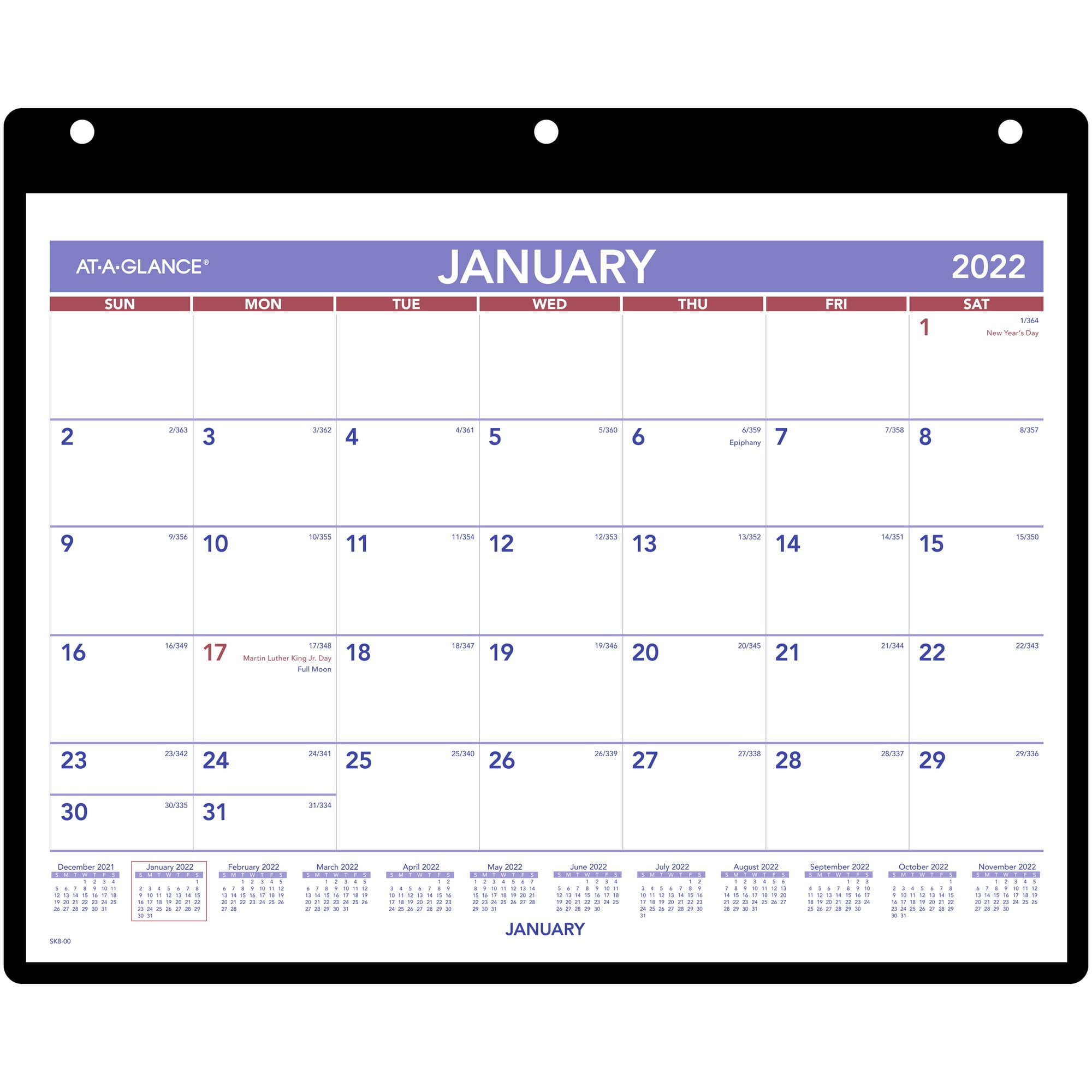 Large Monthly D Monthly Desk/Wall Calendar 2021 17" x 12" 2021 Desk Calendar 