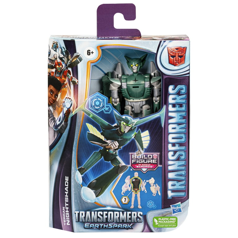 Transformers Toys Earth Spark Deluxe Class Terran Nightshade