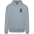 thumbnail image 2 of Men's Levelwear Gray Seattle Mariners Contact Nightfall Pullover Hoodie, 2 of 3