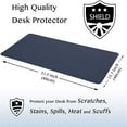 thumbnail image 2 of Chainplus Eco-Friendly Double-Sided Office Desk Mat Mouse Pad Smooth Surface Soft Easy Clean Waterproof PU Leather Desk Protector for Office/Home Gaming (80*40cm), 2 of 6