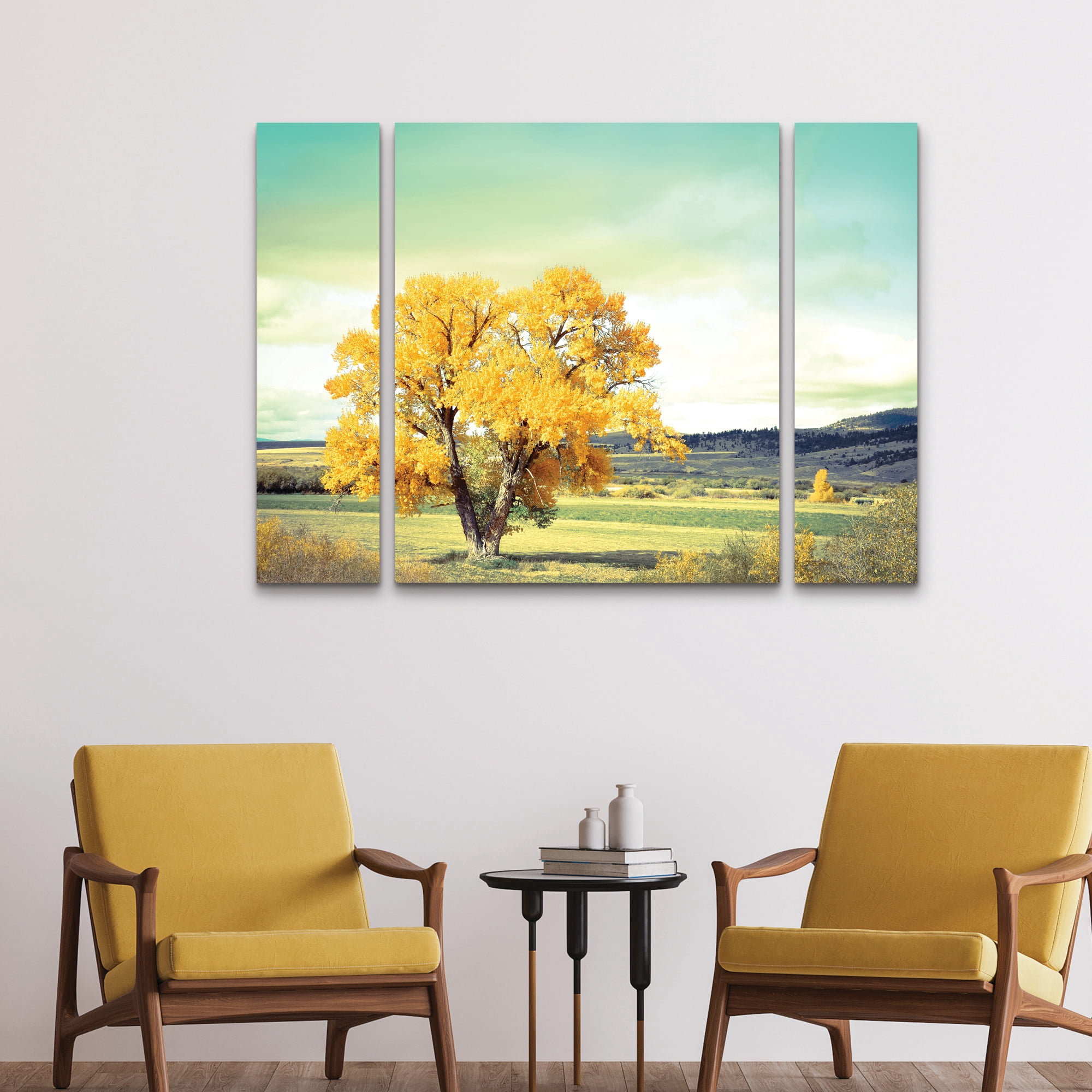 Annie Bailey Art ‘First To Turn’ 3 Panel Wall Art Set