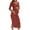 Wine, variant on Diufon Women's Maternity Long Dress Long Sleeve V Neck Knitted Dress Pregnant Fall Winter Basic Slit Dress