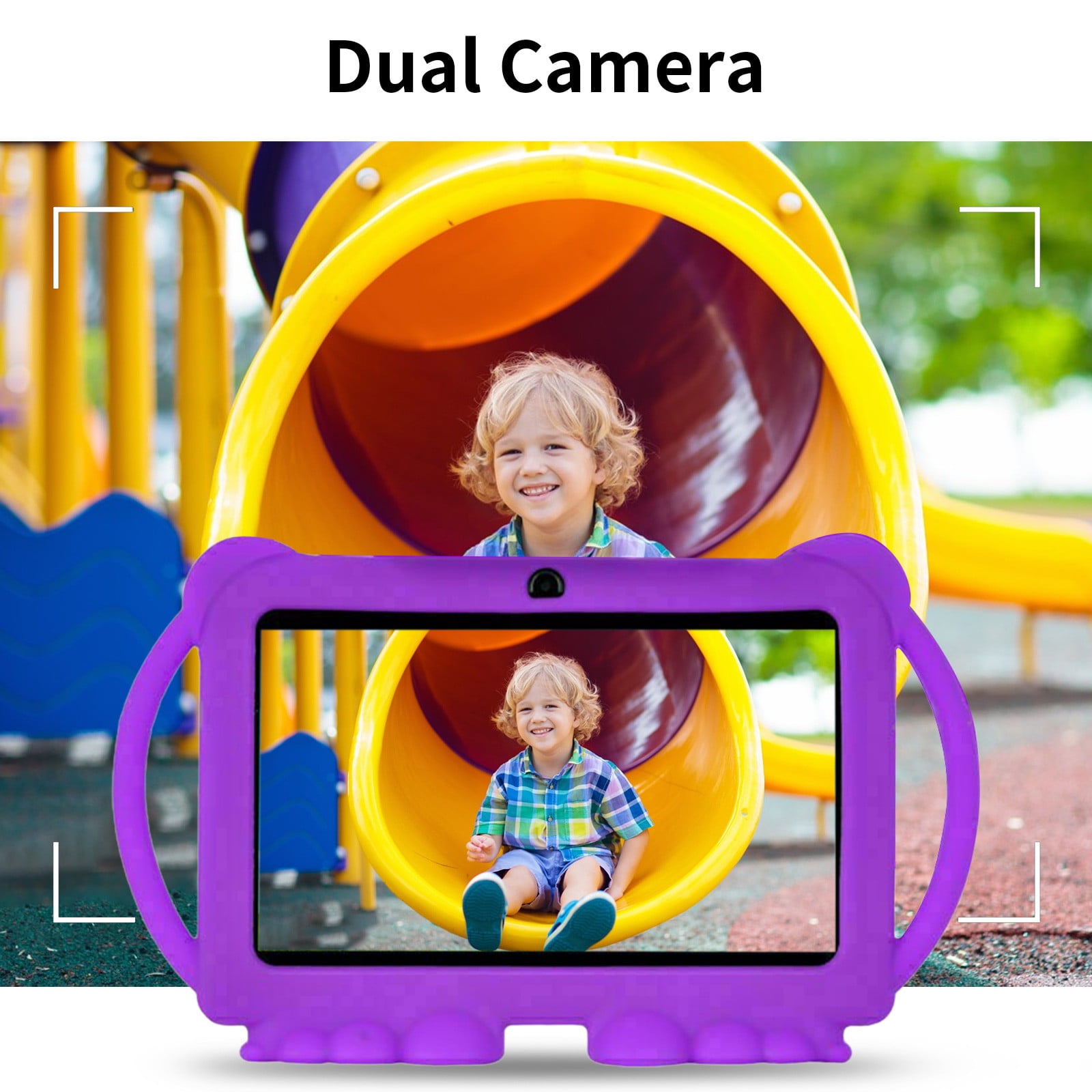 Upgraded 7-inch Children's WiFi Tablet Computer Android Tablets 2+16G Children's Early Education Learning Machine Parent-child Gift Machine Christmas Gift