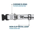 thumbnail image 5 of Buckle-Down Pet Collar, Dog Collar Plastic Buckle, The Mountains Are Calling And I Must Go Mountains White Black, 16 to 23 Inches 1.5 Inch Wide, 5 of 8