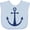 AE-Light Blue, variant on Inktastic Anchor Nautical Boys or Girls Baby Bib