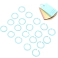 thumbnail image 4 of 20Pcs Flexible Loose Leaf Buckle for Cards and Files  Binder Ring 30mm Diameter, 4 of 7