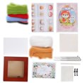 thumbnail image 3 of Needle Felting Kit, Needle Felting Starter Kit DIY Materials  For DIY For Children For Beginner Strawberry Dog + Cat,216#  Chicken, 3 of 8