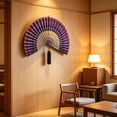 thumbnail image 6 of Boho Bamboo Wall Fan Decor for Bedroom Living Room, Large Handwoven Rattan Wall Hanging Fan, Giant Asian Style Woven Bamboo Fan Art for King Bed Fireplace Entryway Farmhouse Bohemian Wall Decoration, 6 of 7
