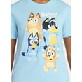 thumbnail image 3 of Bluey Women's Graphic Tee with Short Sleeves, Sizes XXS-XXL, 3 of 5