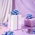 thumbnail image 4 of Lazos de regalo Wrapaholic, 10 cm, holográficos, color morado, paquete de 12, 4 of 8
