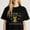 Black-2, variant on Religious themed Graphic for Adults Funny Revelation inspired Casual Tee print T Shirt