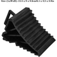 thumbnail image 3 of 2pcs Car Wheel Chock, Rubber Tire Slip Stopper, Truck Wheel Chock, Black Car Wheel Block for Tire Stopper Car Anti-Slip Block for Pad Car Truck Trailer, 3 of 5