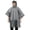 Gray, variant on 1 Pc Wbxfbo Outdoor Rain Poncho, 3-in-1 EVA Emergency Raincoat with 10000mm Waterproof, Folds to 8"x5", Fits 77-198 lbs for Camping Hiking