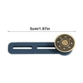 thumbnail image 3 of No-Sew Button Extender For Jeans & Trousers (Expandable Waistband, Clothing Adjuster), Jeans Button Extender For Women And Men, 11.8 Inches Length For No-Sew Solution, Meiiso, 3 of 5