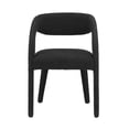 thumbnail image 5 of Modway Pinnacle Boucle Upholstered Dining Chair Set of Two in Black, 5 of 10