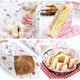 thumbnail image 4 of 50Pcs Parchment Paper Sheets for Baking, Rose Wax Food Picnic Paper, Greaseproof Deli Paper, Waterproof Dry Hamburger Paper Liners Wrapping Tissue for Plastic Food Basket (9.8 * 8.6 inch), 4 of 7