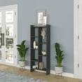 thumbnail image 3 of Ada Home Décor Eden 4 Tier Shelf Bookcase, Anthracite, 3 of 7