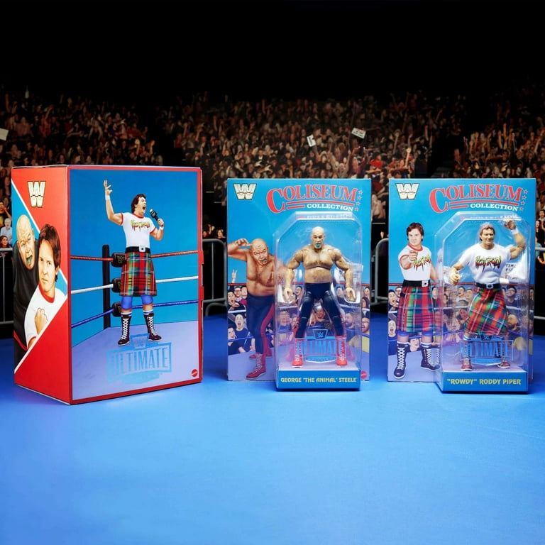 WWE Wrestling Coliseum Collection Rowdy Roddy Piper & George